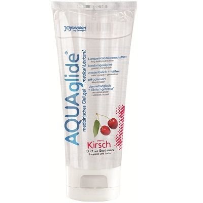 Lubrifiant AQUAglide cu aromă de cireșe 100 ml